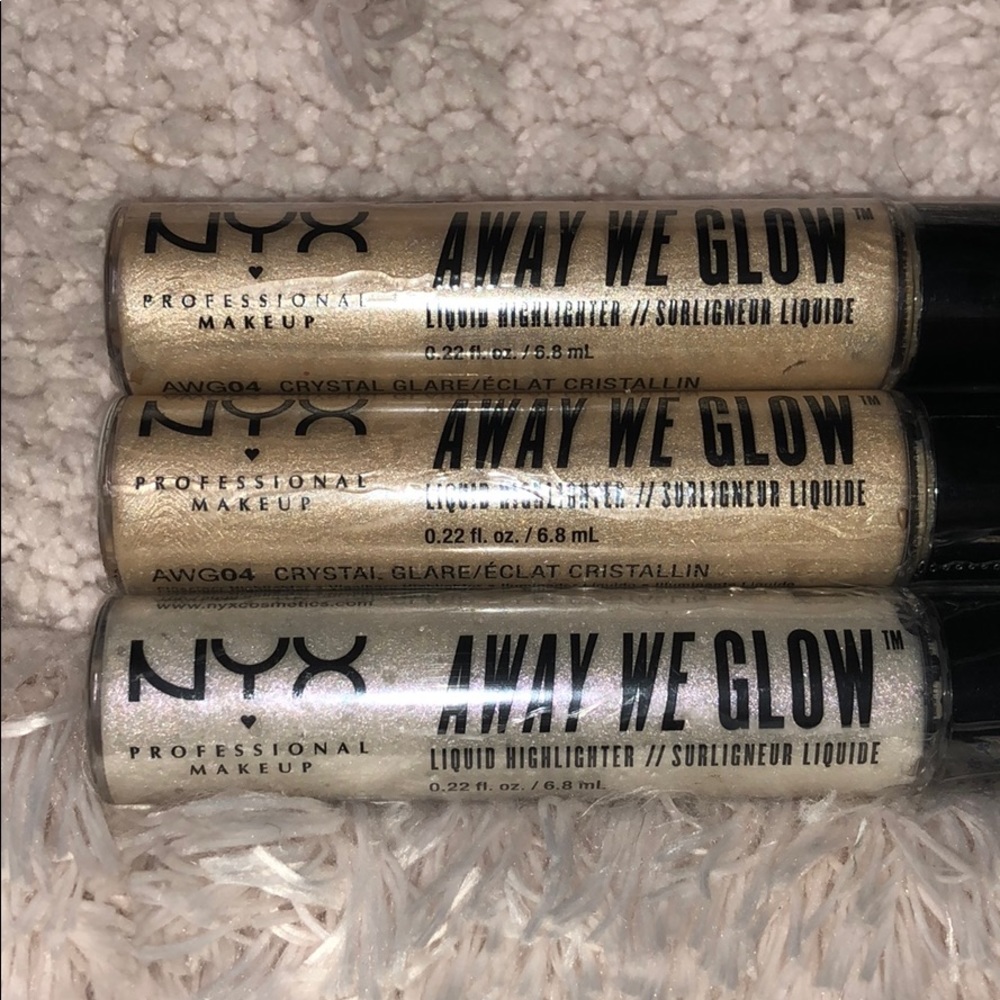 NYX Away We Glow liquid highlighters